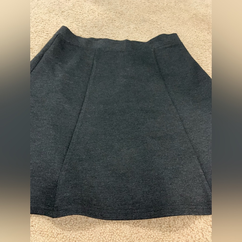 LOFT grey circle skirt. NWT